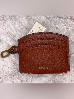 Fossil Medium Brown Card Holder